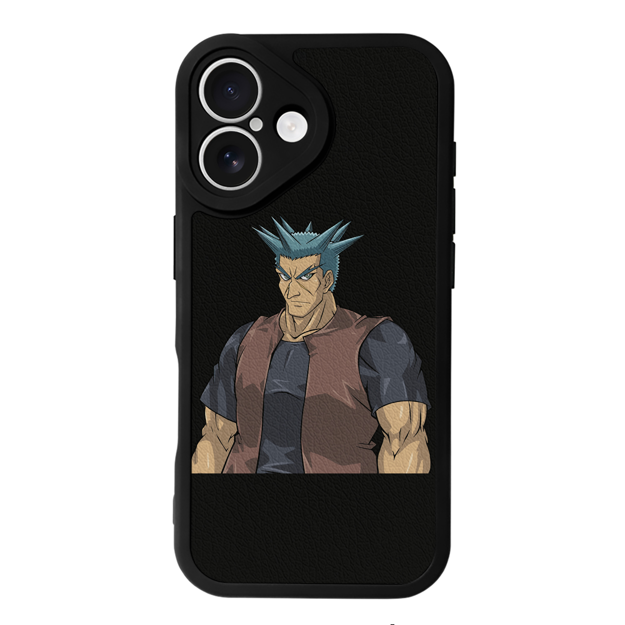 （画像用） 遊☆戯☆王 Yu-Gi-Oh! 【iPhone 16シリーズ対応】シリコンスマホケース（レザー調） 材質：シリコン
